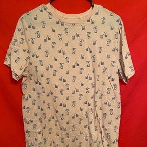 Goodfellow light pink with drink prints